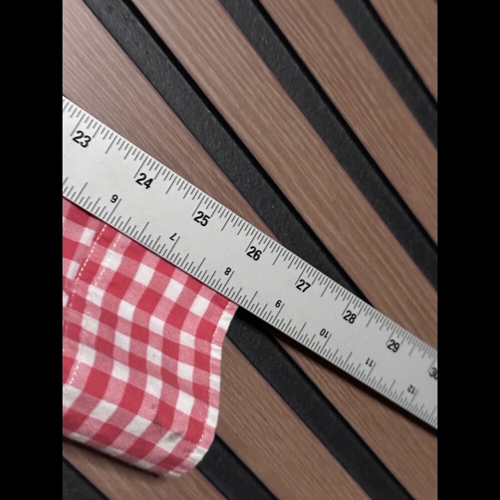 Todd Snyder Shirt Small Mens Red Long Sleeve Collared Plaid Gingham Oxford - Picture 5 of 7
